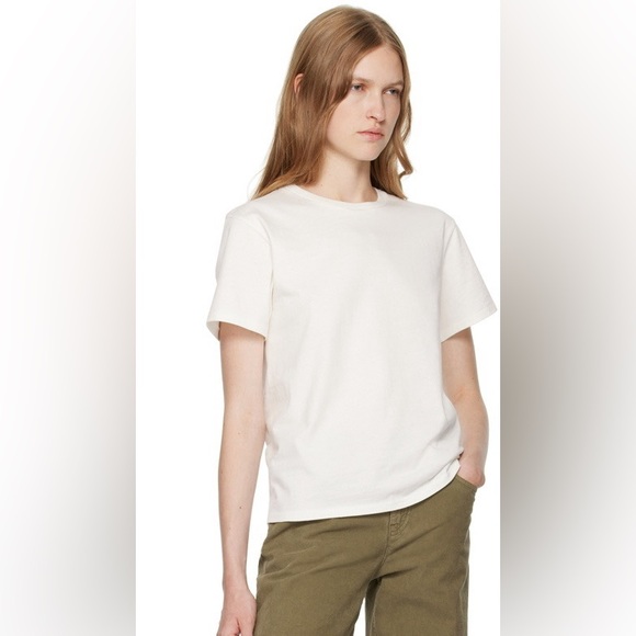 The Row Tops - The Row White Calibi T-shirt